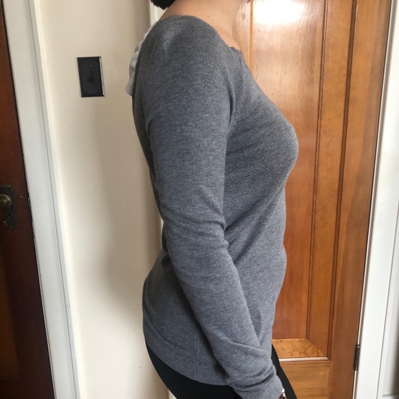 Grey Ladies Peek a Boo Top - Picture 2 of 5